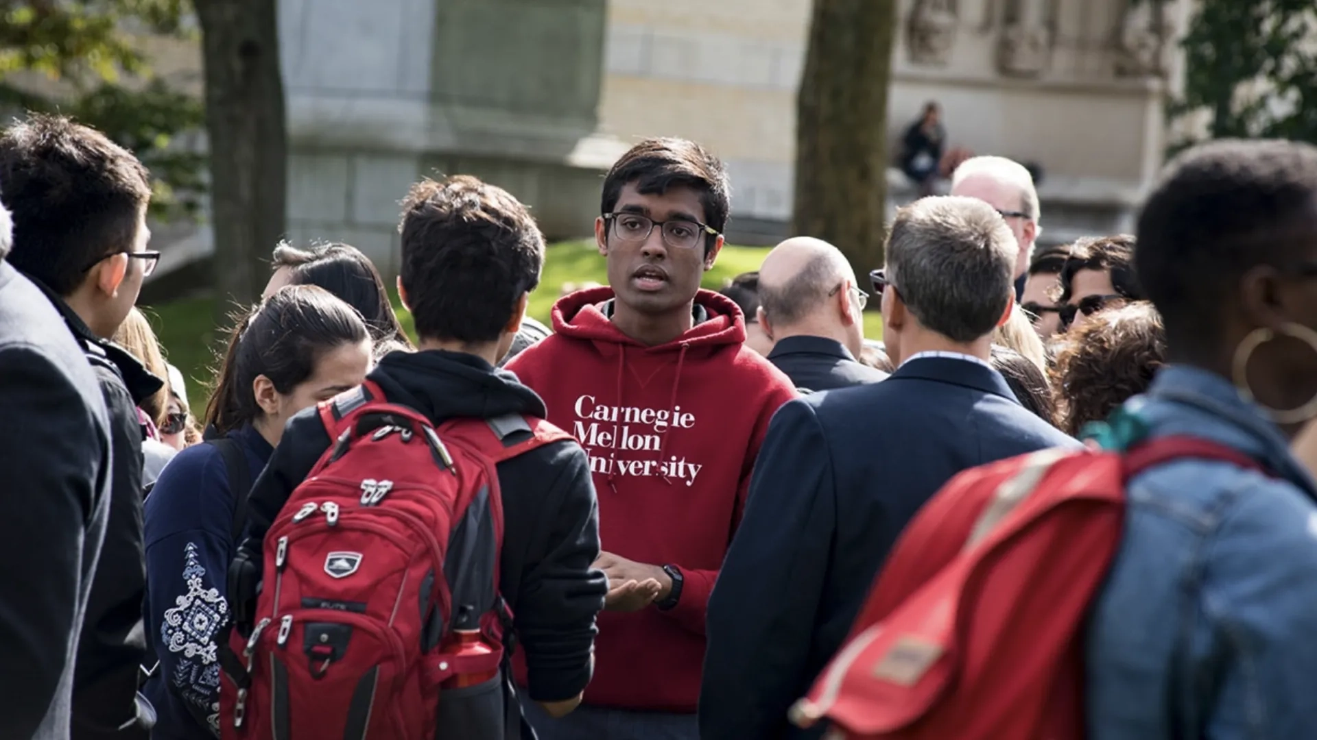 Group of CMU students.